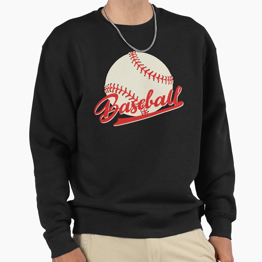 Baseball Sweatshirt - Unique Graphic Men Women - T-Shirt, Sweatshirt, Hoodie