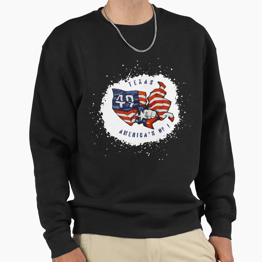 Texas Americas 1 T-Shirt - Unique Graphic Unisex - T-Shirt, Sweatshirt, Hoodie