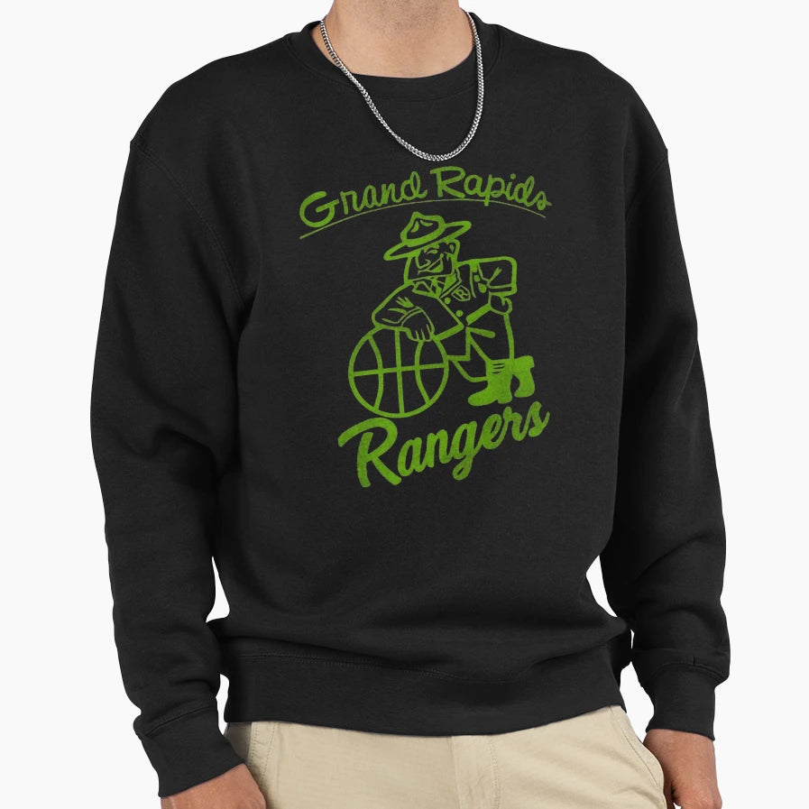 Defunct Grand Rapids Rangers Sweatshirt - Casual Everyday Wear Unisex - T-Shirt, Sweatshirt, Hoodie