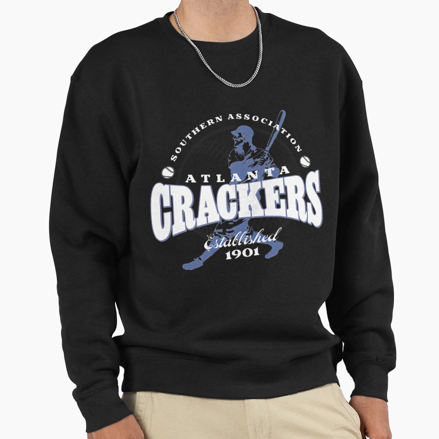 Atlanta Crackers Baseball Legend Sweatshirt - Trendy Graphic Men Women - T-Shirt, Sweatshirt, Hoodie