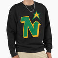 Defunct Minnesota North Stars Sweatshirt - Aesthetic Graphic Men Women - T-Shirt, Sweatshirt, Hoodie