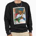 Homer Bat Ken Griffey Jr Simpsons Sweatshirt - Minimalist Print Unisex - T-Shirt, Sweatshirt, Hoodie