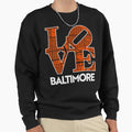 Love Baltimore City Map Baltimore 410 Sweatshirt - Unique Graphic Men Women - T-Shirt, Sweatshirt, Hoodie
