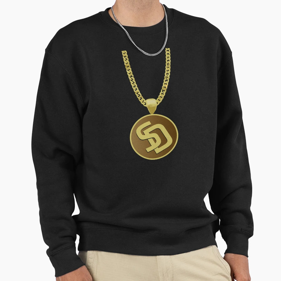 Swag Chain San Diego Baseball Sweatshirt - Aesthetic Graphic Men Women - T-Shirt, Sweatshirt, Hoodie