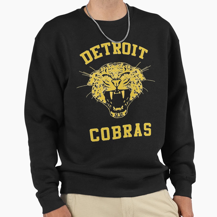 Detroit Cobras Sweatshirt - Minimalist Print for Adults - T-Shirt, Sweatshirt, Hoodie