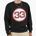 Jason Varitek 33 Jersey Number Sweatshirt - Casual Everyday Wear Men Women - T-Shirt, Sweatshirt, Hoodie