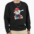 Bruh Ice Cream Drip Baseball Sports Sweatshirt - Trendy Graphic for Adults - T-Shirt, Sweatshirt, Hoodie