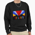 Saint Louis Red Yellow Blue Sweatshirt - Casual Everyday Wear for Adults - T-Shirt, Sweatshirt, Hoodie