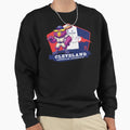 Usa American Baseball Cleveland Sweatshirt - Aesthetic Graphic Unisex - T-Shirt, Sweatshirt, Hoodie