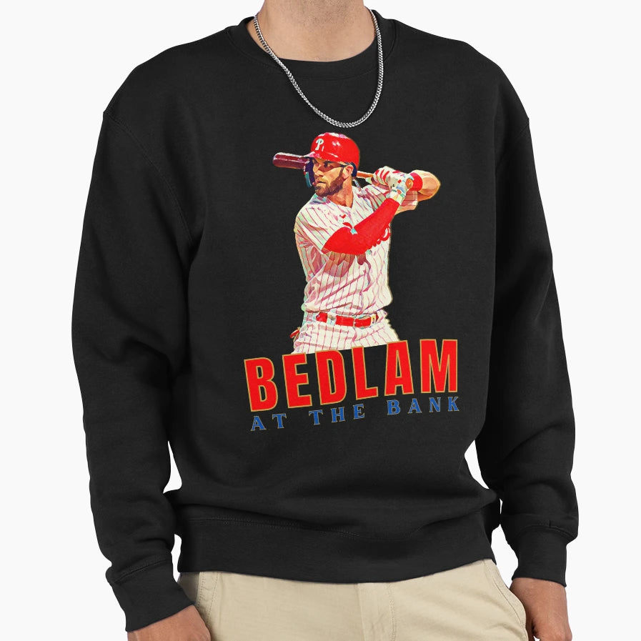 Bedlam Bank Sweatshirt - Graphic Print Men Women - T-Shirt, Sweatshirt, Hoodie