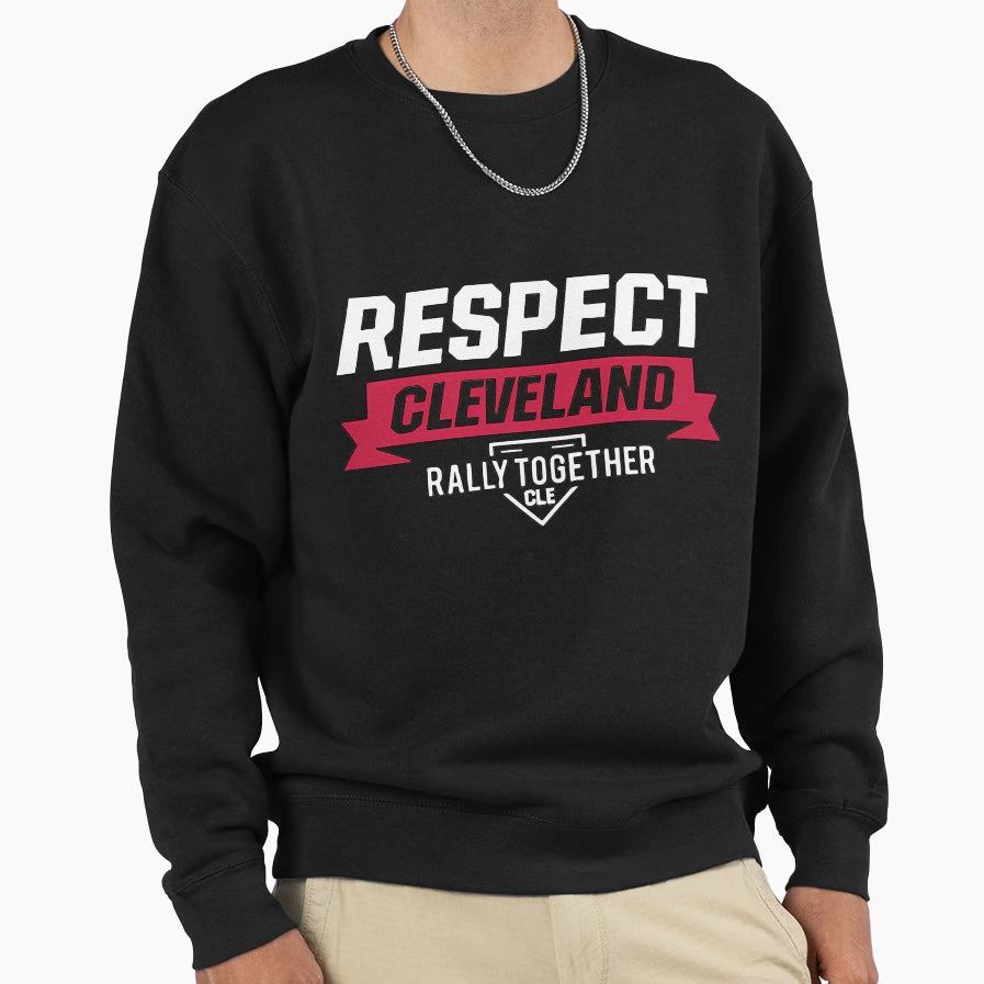 Respect Cleveland Sweatshirt - Graphic Print Men Women - T-Shirt, Sweatshirt, Hoodie