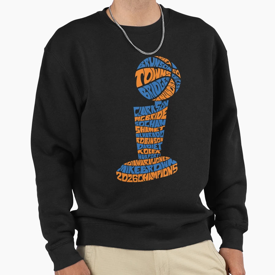 New York Knicks Champions Sweatshirt - Unique Graphic Men Women - T-Shirt, Sweatshirt, Hoodie