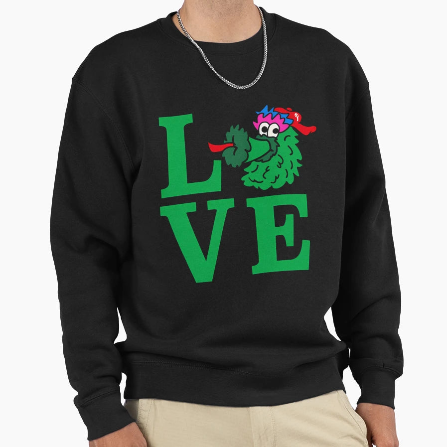 Phanatic Love Philadelphia Baseball Sweatshirt - Custom Art Print Men Women - T-Shirt, Sweatshirt, Hoodie