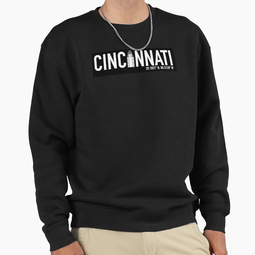 Cincinnati Great American Tower Sweatshirt - Minimalist Print Men Women - T-Shirt, Sweatshirt, Hoodie