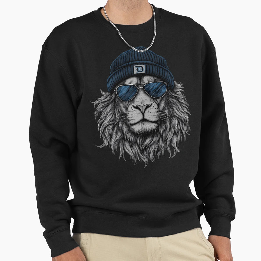 Antiquity Det Roit Lions Streetwear Sweatshirt - Custom Art Print Men Women - T-Shirt, Sweatshirt, Hoodie