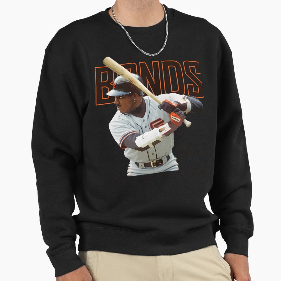 Barry Bonds Sweatshirt - Minimalist Print for Adults - T-Shirt, Sweatshirt, Hoodie