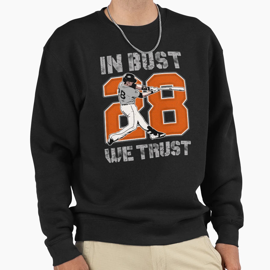 Buster Posey Grunge Sweatshirt - Trendy Graphic Unisex - T-Shirt, Sweatshirt, Hoodie