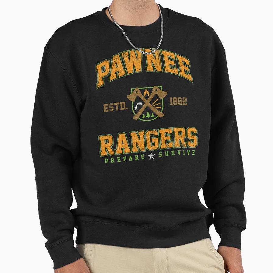 Pawnee Rangers Sweatshirt - Fun Novelty Design Unisex - T-Shirt, Sweatshirt, Hoodie