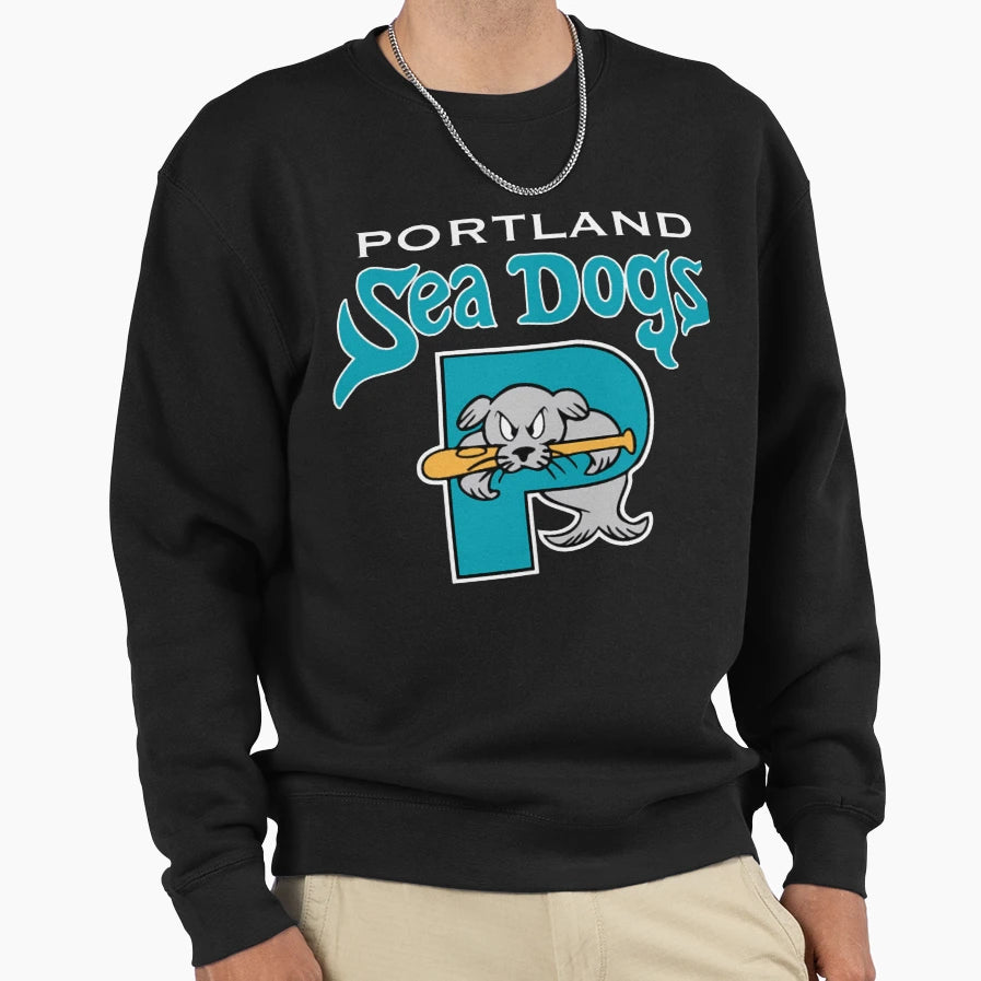 90S Throwback Portland Sea Dogs T-Shirt - Aesthetic Graphic Men Women - T-Shirt, Sweatshirt, Hoodie