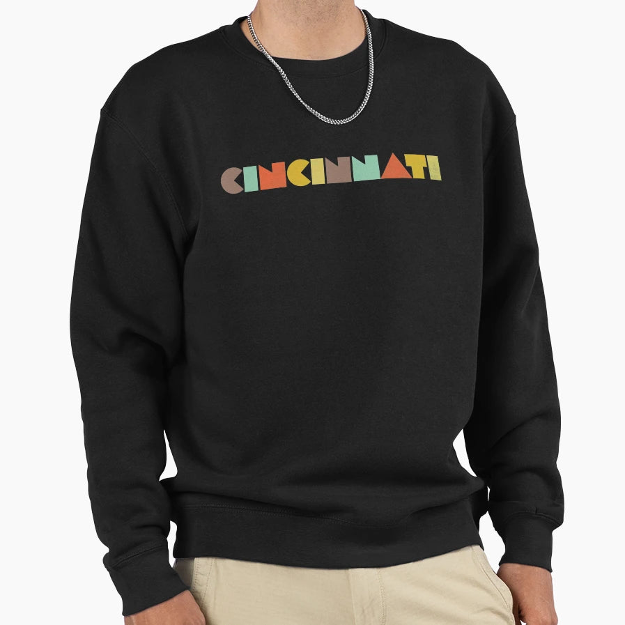 Cincinnati Sweatshirt - Custom Art Print Men Women - T-Shirt, Sweatshirt, Hoodie