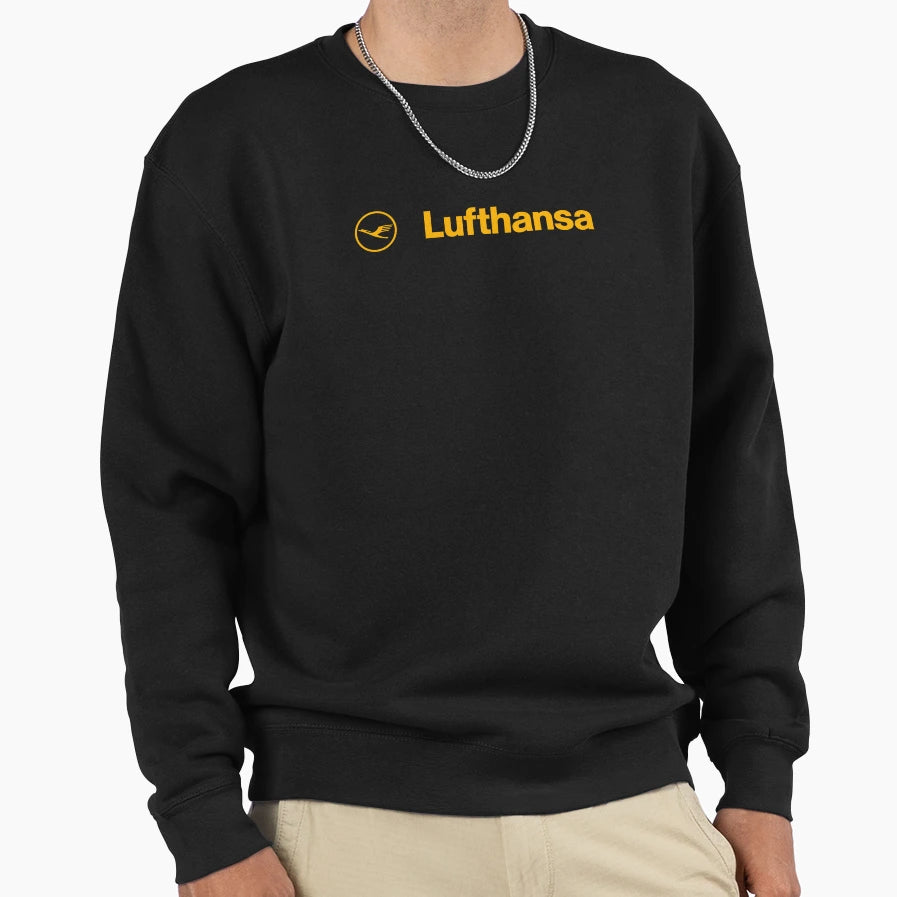 Lufthansa Airlines Airline Ewave Sweatshirt - Streetwear Style Unisex - T-Shirt, Sweatshirt, Hoodie