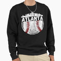 Atlanta Ball Lovers Skyline Sweatshirt - Minimalist Print Men Women - T-Shirt, Sweatshirt, Hoodie