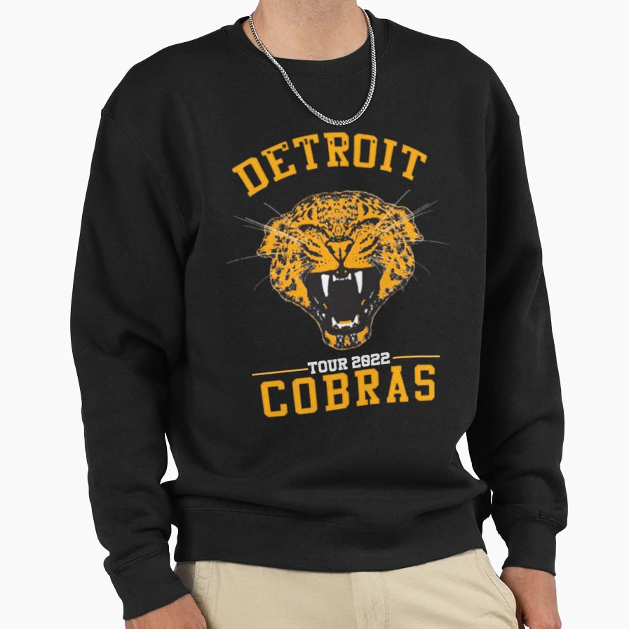 Detroit Cobras Tour 2022 Sweatshirt - Unique Graphic Men Women - T-Shirt, Sweatshirt, Hoodie