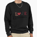 Love Cardinals School Mascot Sweatshirt - Casual Everyday Wear Unisex - T-Shirt, Sweatshirt, Hoodie