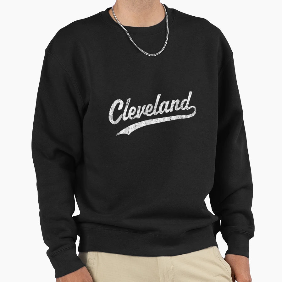 Cleveland Oh Baseballportscript Sweatshirt - Unique Graphic Unisex - T-Shirt, Sweatshirt, Hoodie