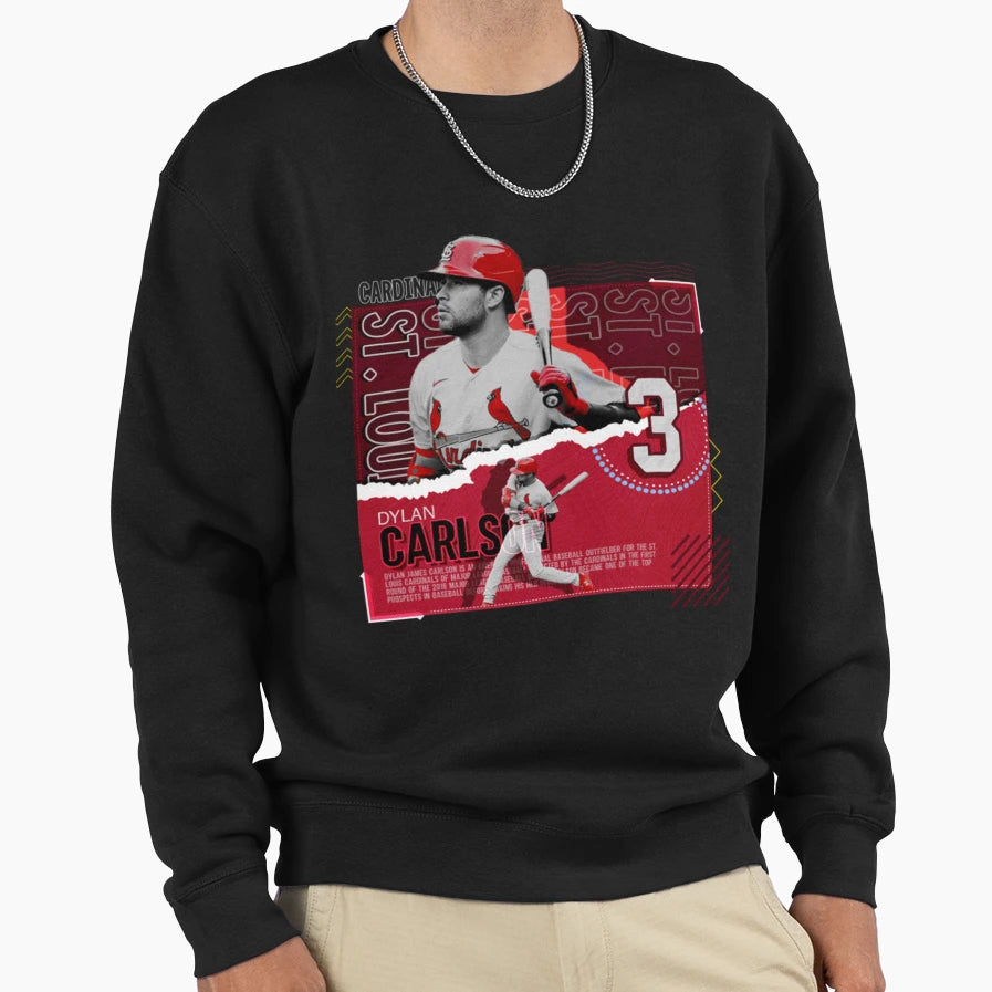 Dylan Carlson Baseball Sweatshirt - Casual Everyday Wear Men Women - T-Shirt, Sweatshirt, Hoodie