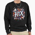 Houston Baseball Ink Splatter Sweatshirt - Minimalist Print Unisex - T-Shirt, Sweatshirt, Hoodie