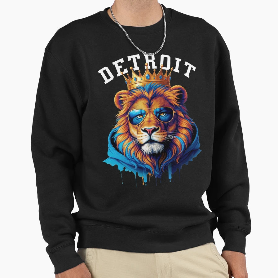 Detroit Lions Football Game Day Sweatshirt - Trendy Graphic Men Women - T-Shirt, Sweatshirt, Hoodie