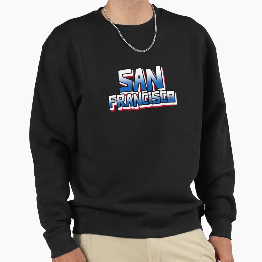 San Francisco California United Sweatshirt - Minimalist Print for Adults - T-Shirt, Sweatshirt, Hoodie
