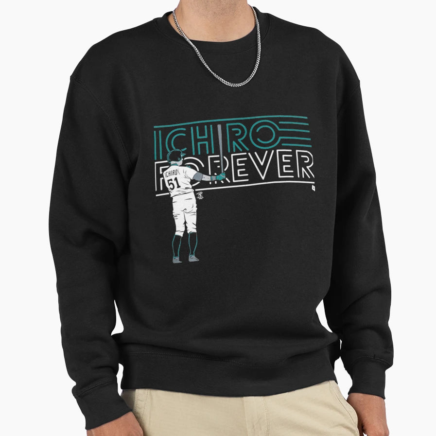 Ichiro Suzuki Ichiro Baseball Sweatshirt - Fun Novelty Design Unisex - T-Shirt, Sweatshirt, Hoodie