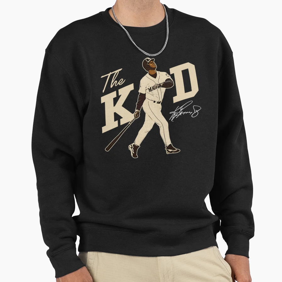 Ken Griffey Jr Basketball Legend Sweatshirt - Aesthetic Graphic Men Women - T-Shirt, Sweatshirt, Hoodie