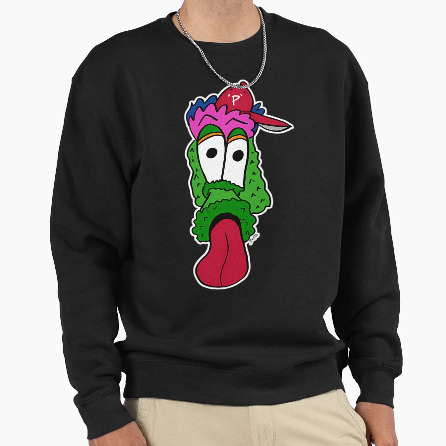 Phil E Phanatic Phillies Sweatshirt - Custom Art Print for Adults - T-Shirt, Sweatshirt, Hoodie