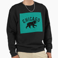 Chicago Black Bear Sweatshirt - Graphic Print Men Women - T-Shirt, Sweatshirt, Hoodie