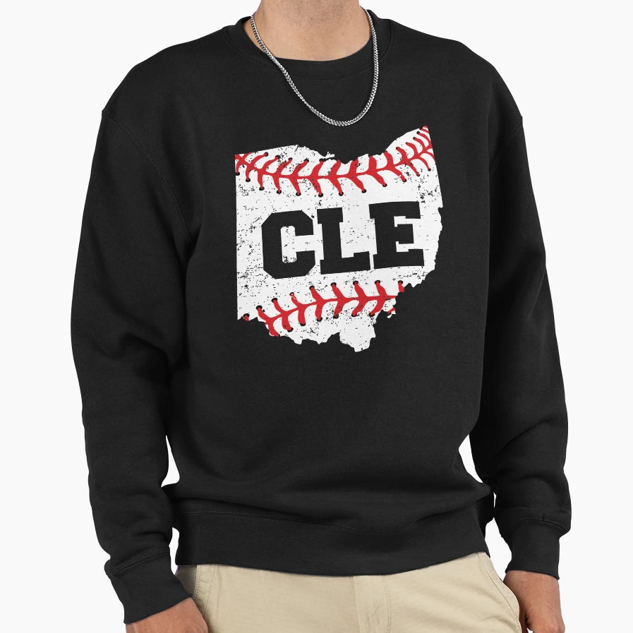 Cleveland Baseball Sweatshirt - Trendy Graphic Unisex - T-Shirt, Sweatshirt, Hoodie