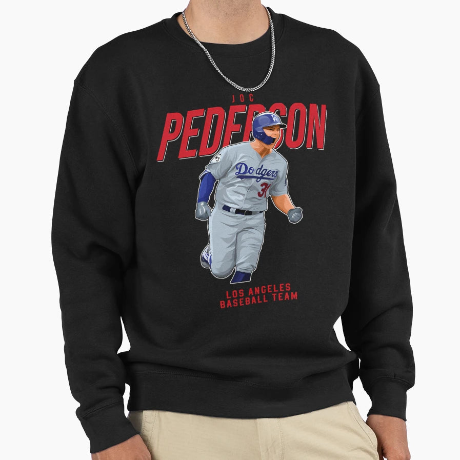 Joc Pederson 31 Los Angeles Sweatshirt - Novelty Apparel for Adults - T-Shirt, Sweatshirt, Hoodie