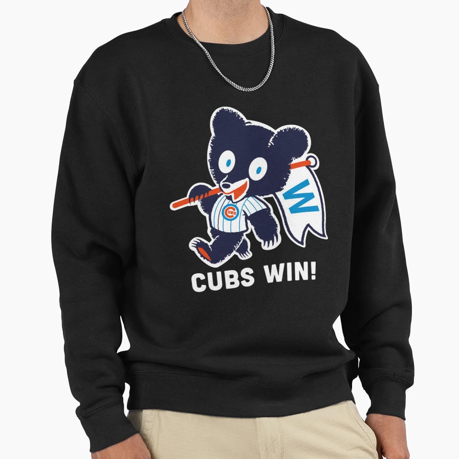 Cubss Winn Sweatshirt - Novelty Apparel Unisex - T-Shirt, Sweatshirt, Hoodie