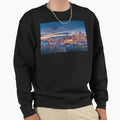 San Francisco City Skyline Night Sweatshirt - Custom Art Print for Adults - T-Shirt, Sweatshirt, Hoodie