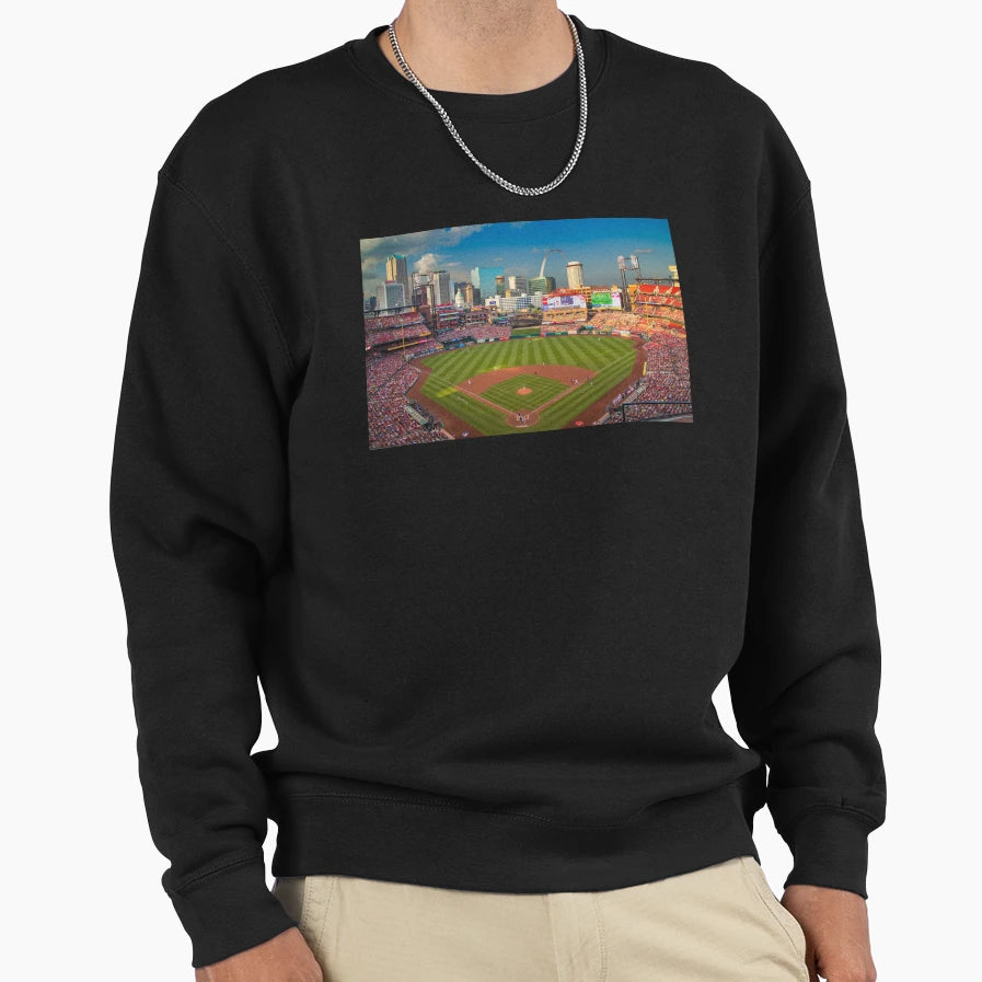 Busch Stadium Sweatshirt - Minimalist Print Unisex - T-Shirt, Sweatshirt, Hoodie