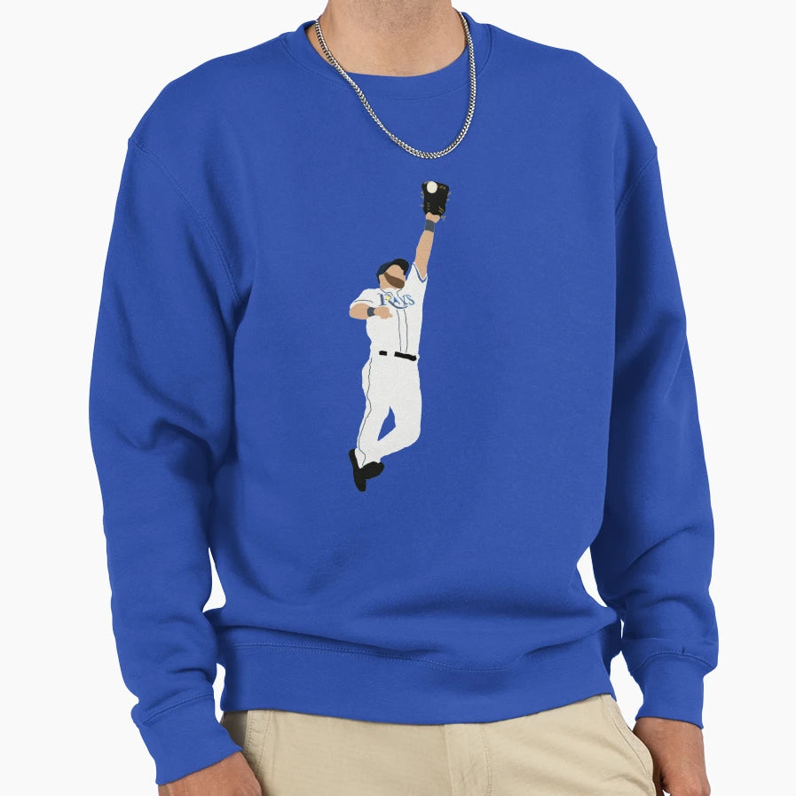 Kevin Kiermaier Catch Sweatshirt - Fun Novelty Design for Adults - T-Shirt, Sweatshirt, Hoodie