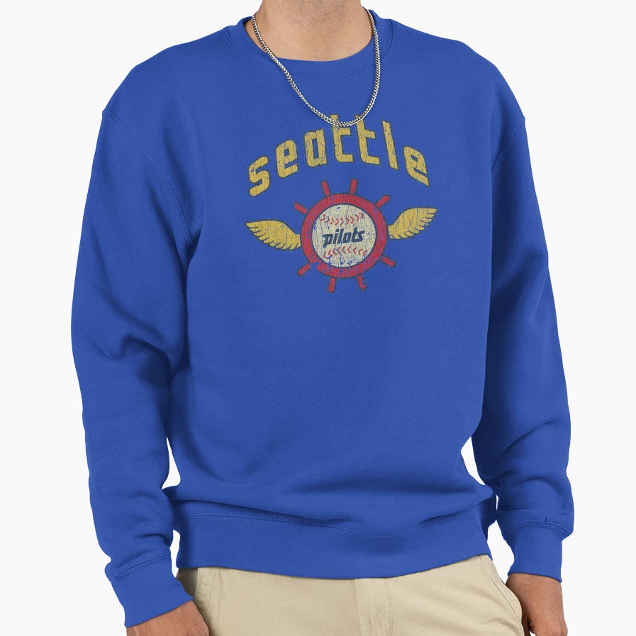 Seattle Pilots Baseball T-Shirt - Aesthetic Graphic Unisex - T-Shirt, Sweatshirt, Hoodie