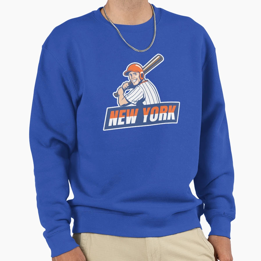 New York Baseball Sweatshirt - Aesthetic Graphic Unisex - T-Shirt, Sweatshirt, Hoodie
