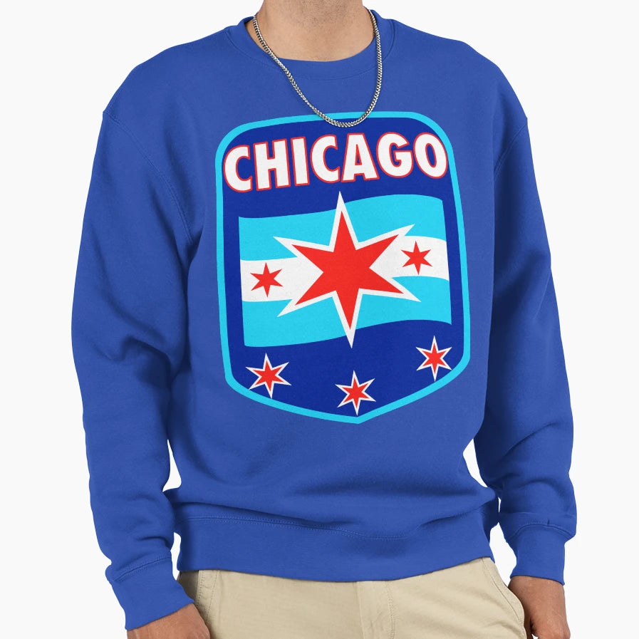 Rep Your City Chicago Sweatshirt - Unique Graphic for Adults - T-Shirt, Sweatshirt, Hoodie