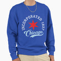 Athletic Chicago Illinois Sweatshirt - Custom Art Print Men Women - T-Shirt, Sweatshirt, Hoodie