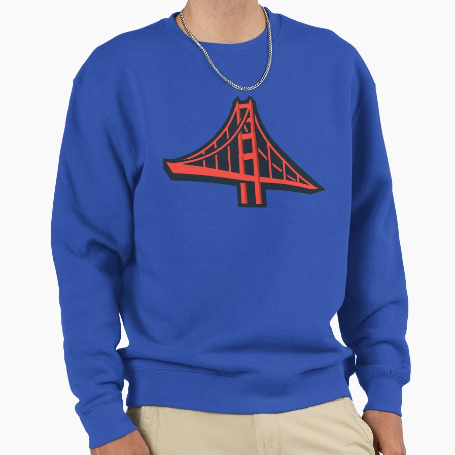 San Francisco Golden Gate Bridge Sweatshirt - Custom Art Print Men Women - T-Shirt, Sweatshirt, Hoodie