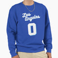 Kuz 0 Blue And White 2021 Jersey Sweatshirt - Aesthetic Graphic Men Women - T-Shirt, Sweatshirt, Hoodie