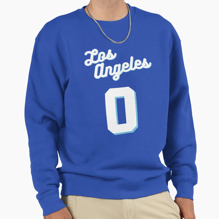 Kuz 0 Blue And White 2021 Jersey Sweatshirt - Aesthetic Graphic Men Women - T-Shirt, Sweatshirt, Hoodie